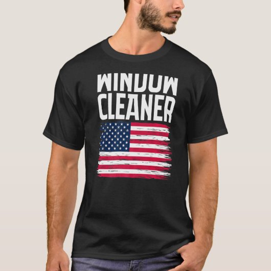 Windows Cleaner Cleaning 49 T-shirt (Voorkant)