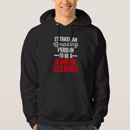 Windows Cleaner Cleaning 65 Hoodie (Voorkant)