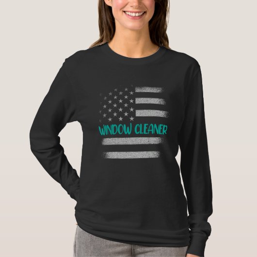 Windows Cleaner Cleaning 68 T-shirt (Voorkant)