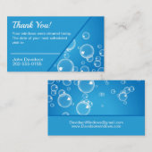 Windows Cleaner Hartelijk dank Volgende bezoek Visitekaartje (Voorkant / Achterkant)