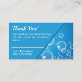 Windows Cleaner Hartelijk dank Volgende bezoek Visitekaartje (Voorkant)