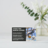 Windows Cleaner | Kantoor Gebouw Visitekaartje (Staand voorkant)