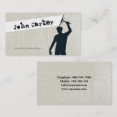 Windows Cleaning Service Dirty Manager Visitekaartje (Voorkant / Achterkant)