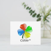 Windows Clover Edition Briefkaart (Staand voorkant)