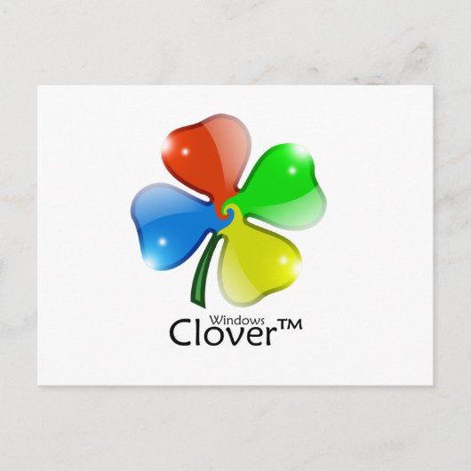 Windows Clover Edition Briefkaart (Voorkant)
