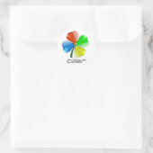 Windows Clover Edition Ronde Sticker (Tas)
