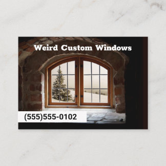 Windows Company Home Builder Visitekaartje