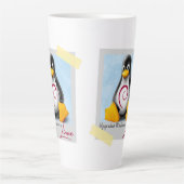 Windows Debian Linux TUX geüpgraded Latte Mok (Voorkant)