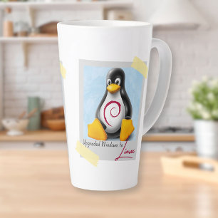 Windows Debian Linux TUX geüpgraded Latte Mok