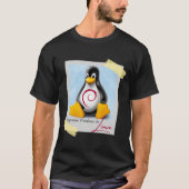 Windows Debian Linux TUX geüpgraded T-shirt (Voorkant)