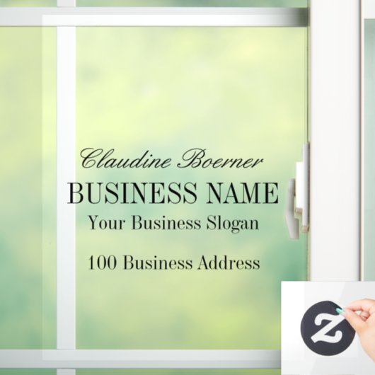 Windows Decal Clings Business Home (Huis)