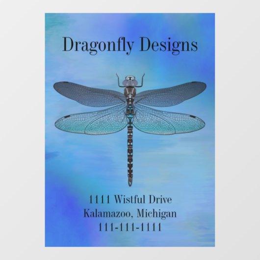 Windows Decal Clings Business Home (Vel)