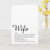 Windows Definition Chic Script Black en White Kaart (Gele Bloem)