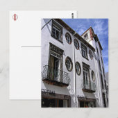 Windows en Balcony: Funchal, Portugal Briefkaart (Voorkant / Achterkant)