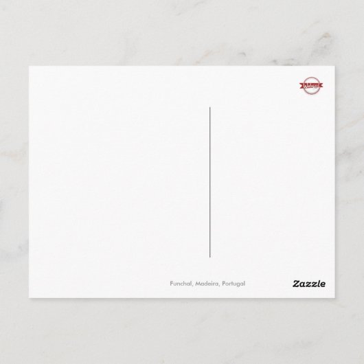 Windows en Balcony: Funchal, Portugal Briefkaart (Achterkant)