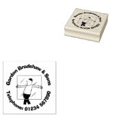 Windows Glas en Glazing voor de Glazier. Rubberstempel (Gestempeld)