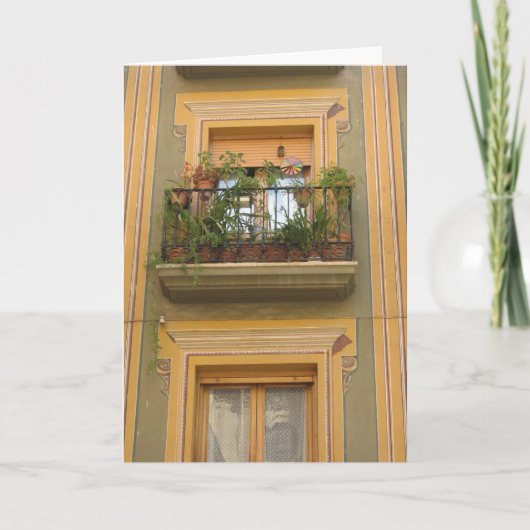 Windows Happy Summer Ventana Wenskaart Kaart (Voorkant)