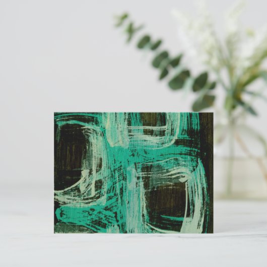 Windows I-Aquamarine Briefkaart (Staand voorkant)