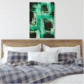 Windows I-Aquamarine Canvas Afdruk (Insitu (Slaapkamer))