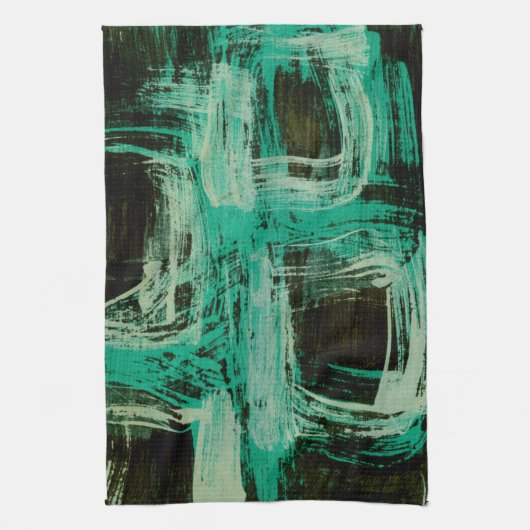 Windows I-Aquamarine Theedoek (Verticaal)