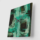 Windows I-Aquamarine Vierkante Klok (Hoek)