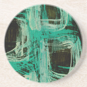 Windows I-Aquamarine Zandsteen Onderzetter