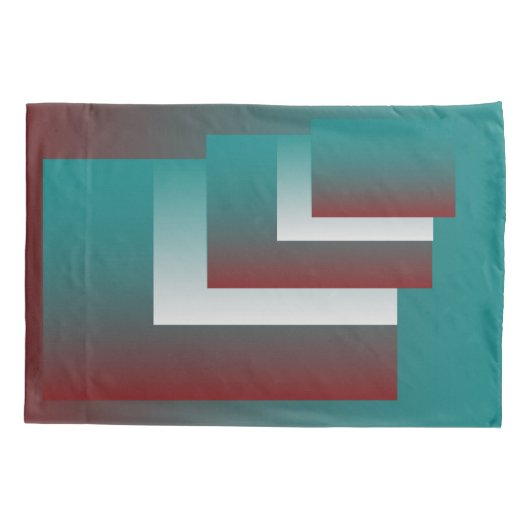 Windows in blauwgroen wit met vuurwapens kussensloop (Achterkant-Links)