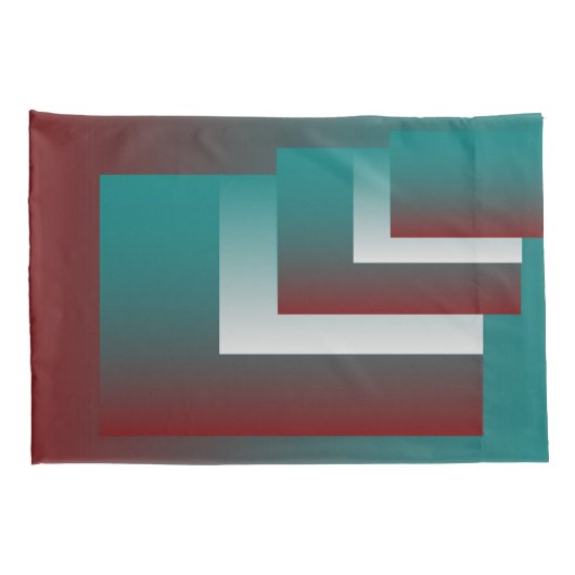 Windows in blauwgroen wit met vuurwapens kussensloop (Achterkant-Rechts)