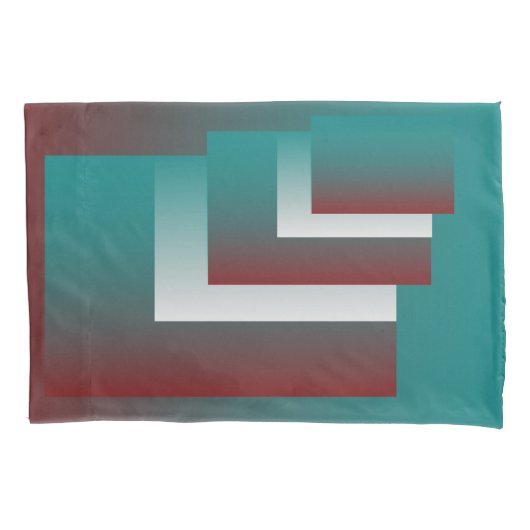 Windows in blauwgroen wit met vuurwapens kussensloop (Voorkant-Links)