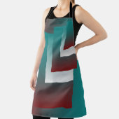 Windows in blauwgroen wit met vuurwapens schort (Insitu)