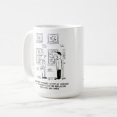 Windows ingedrukt houden. Een misverstand. Koffiemok (Voorkant links)