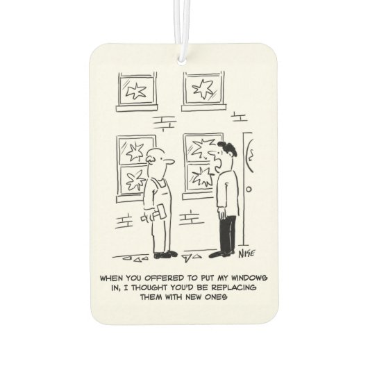 Windows ingedrukt houden. Een misverstand. Luchtverfrisser (Achterkant)