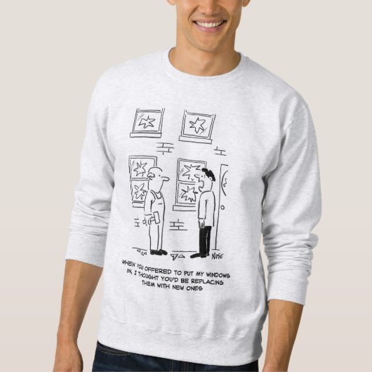 Windows ingedrukt houden. Een misverstand. Trui (Voorkant)