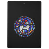 Windows Klembord van Gothic Glas in lood van Aries (Achterkant)