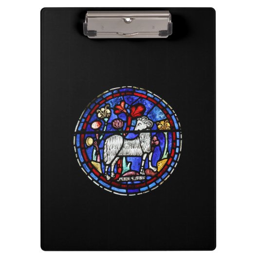 Windows Klembord van Gothic Glas in lood van Aries (Voorkant)