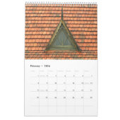 Windows met Karakter 12-Maandenkalender 2024 Kalender (Feb 2026)