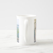 Windows-Mok met nog leven in China Porselein Kop (Achterkant)