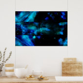 Windows naar een Uitzicht-Poster voor ruimte Poster (Keuken)