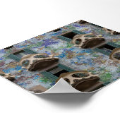 Windows of Casa Battlo in Barcelona Poster (Hoek)