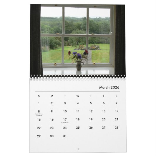 Windows of Ireland calendar Kalender (Mar 2026)
