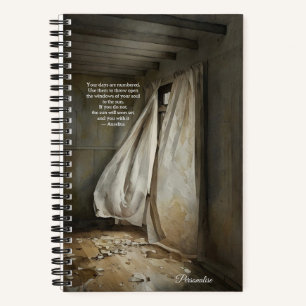Windows of Soul Aurelius Wijsheid Quote Journal Notitieboek