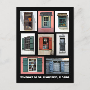  Windows of St. Augustine, Florida Briefkaart