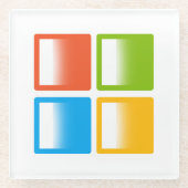 Windows OS Microsoft Glazen Onderzetter (Voorkant)