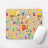 Windows Patroon Sesamstraat Apartement Muismat (Met muis)