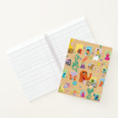 Windows Patroon Sesamstraat Apartement Notitieboek (Binnen)