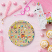 Windows Patroon Sesamstraat Apartement Papieren Bordje (Feest)