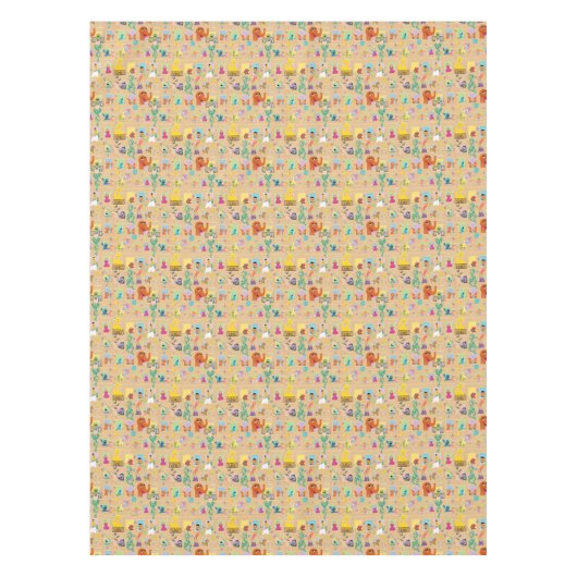 Windows Patroon Sesamstraat Apartement Tafelkleed (Voorkant)