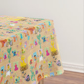 Windows Patroon Sesamstraat Apartement Tafelkleed (Voorbeeld)