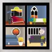 Windows Poster - Zwarte rand (Voorkant)