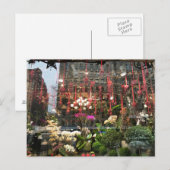 Windows Reflectie, bloemenwinkel, NYC New York fot Briefkaart (Voorkant / Achterkant)